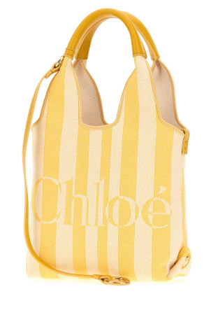 Embroidered canvas ChloÃ© Stripy handbag CHLOE (CH26AP777R65)