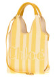 Embroidered canvas ChloÃ© Stripy handbag CHLOE (CH26AP777R65)