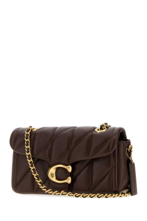 Chocolate leather Tabby 20 shoulder bag COACH NEW YORK (CP149)