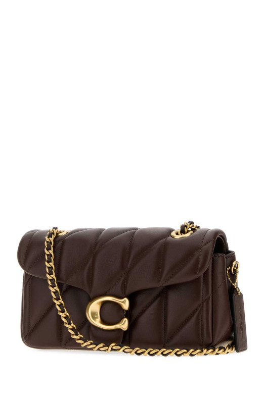 Chocolate leather Tabby 20 shoulder bag COACH NEW YORK (CP149)