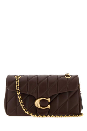 Chocolate leather Tabby 26 shoulder bag COACH NEW YORK (CP150)