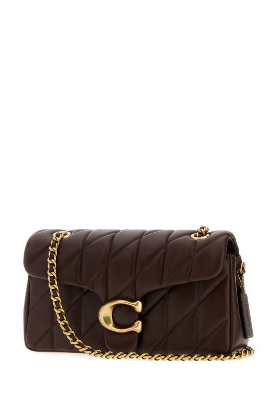 Chocolate leather Tabby 26 shoulder bag COACH NEW YORK (CP150)
