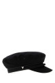 Black cotton baker boy hat Black FENDI (FXQ185B1W4)