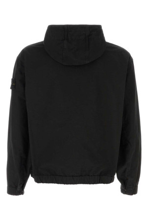 Black cotton bomber jacket Black STONE ISLAND (L2S151200011S0211)