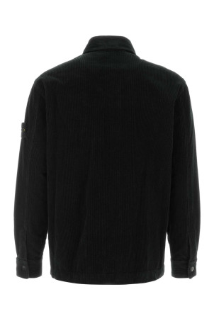 Black corduroy shirt Black STONE ISLAND (L2S151200016S0212)