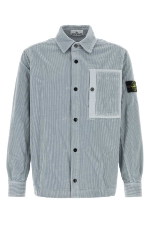 Powder blue corduroy shirt STONE ISLAND (L2S151200016S0212)