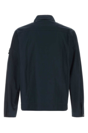 Midnight blue canvas jacket Black STONE ISLAND (L2S151200018S0F01)