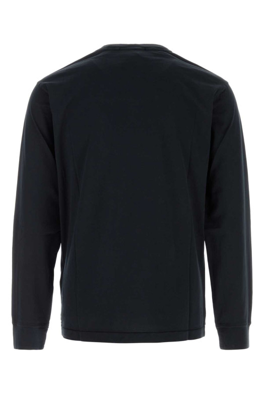 Midnight blue cotton t-shirt Black STONE ISLAND (L2S152100031S0013)