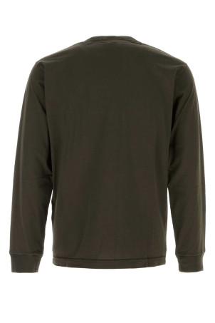 Khaki cotton t-shirt STONE ISLAND (L2S152100031S0013)