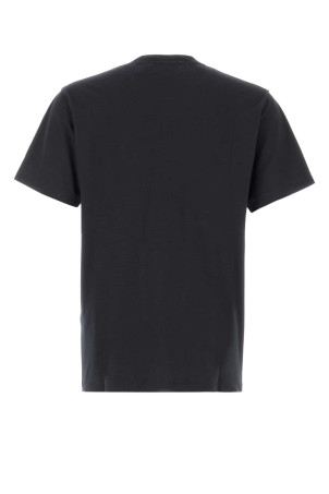 Midnight blue cotton t-shirt Black STONE ISLAND (L2S152100035S0F11)