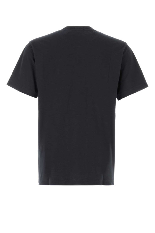 Midnight blue cotton t-shirt Black STONE ISLAND (L2S152100035S0F11)