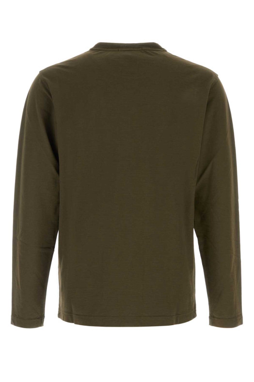 Olive green cotton t-shirt STONE ISLAND (L2S152100036S0F11)