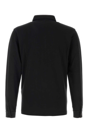 Black cotton polo shirt Black STONE ISLAND (L2S152200005S0F11)