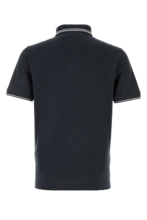 Midnight blue stretch piquet polo shirt Black STONE ISLAND (L2S152200010S0018)