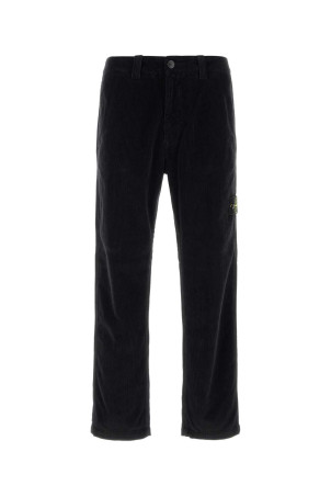 Black corduroy pant Black STONE ISLAND (L2S153100059S0212)