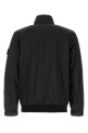 Black nylon bomber jacket Black STONE ISLAND (L2S154100002S0A23)