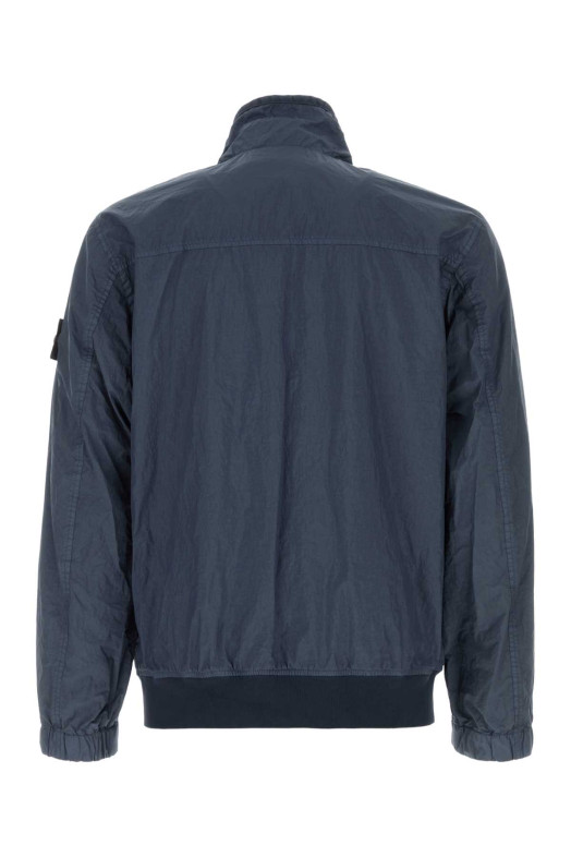 Navy blue nylon bomber jacket STONE ISLAND (L2S154100002S0A23)