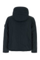 Midnight blue polyester blend padded jacket Black STONE ISLAND (L2S154100010S0A26)