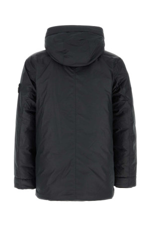 Midnight blue nylon and polyester parka STONE ISLAND (L2S154100011S0417)