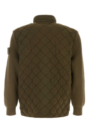 Army green nylon jacket STONE ISLAND (L2S154100016S00F6)