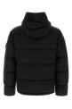 Black nylon down jacket Black STONE ISLAND (L2S154100019S0019)