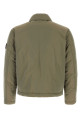 Army green polyester blend down jacket STONE ISLAND (L2S154100022S0A26)