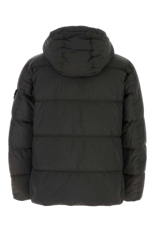 Graphite nylon down jacket STONE ISLAND (L2S154100037S0A23)