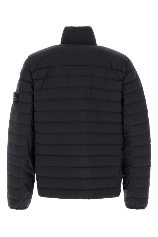 Midnight blue stretch nylon jacket Black STONE ISLAND (L2S154100067S0183)