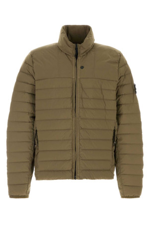 Army green stretch nylon jacket STONE ISLAND (L2S154100067S0183)