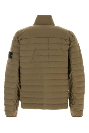 Army green stretch nylon jacket STONE ISLAND (L2S154100067S0183)