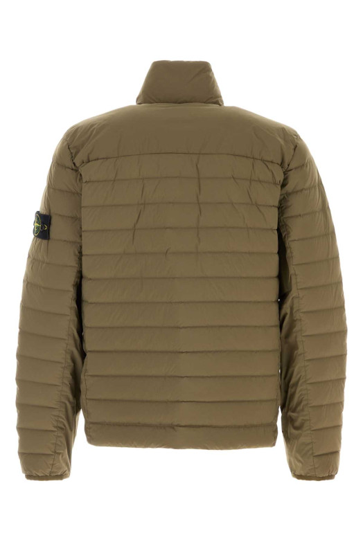 Army green stretch nylon jacket STONE ISLAND (L2S154100067S0183)
