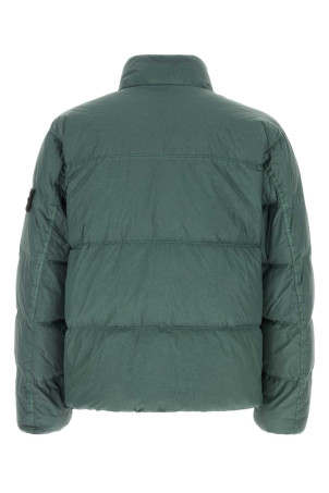 Green nylon down jacket STONE ISLAND (L2S154100109S0A23)