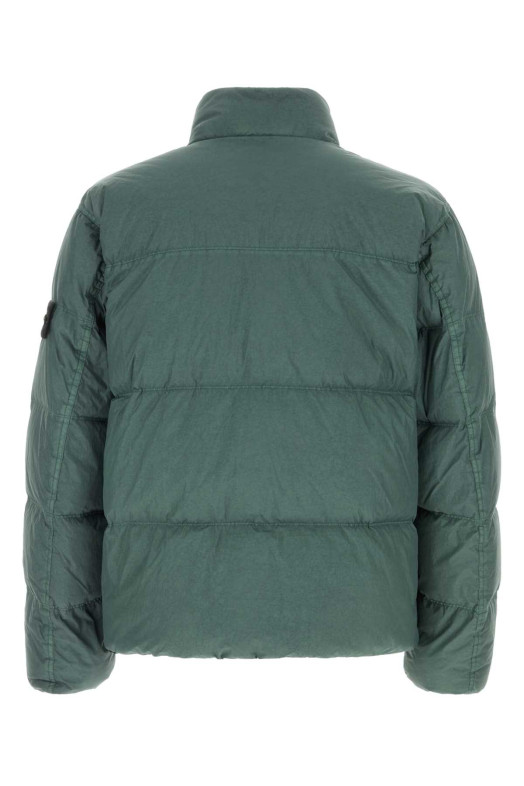 Green nylon down jacket STONE ISLAND (L2S154100109S0A23)