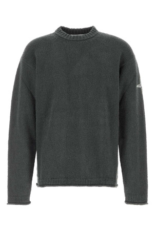 Dark grey stretch cotton blend sweater Black STONE ISLAND (L2S155100002S00V7)