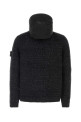 Melange black cotton blend reversible jacket Black STONE ISLAND (L2S155100015S0N18)