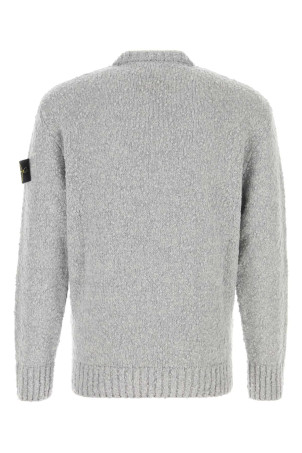 Light grey wool blend sweater STONE ISLAND (L2S155100031S0N20)