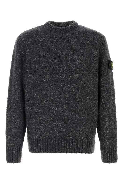 Dark grey wool blend sweater STONE ISLAND (L2S155100031S0N20)