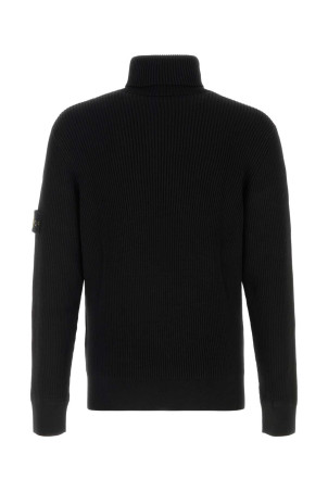 Black wool sweater Black STONE ISLAND (L2S155100052S00C2)