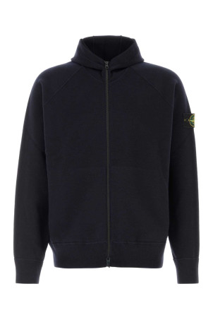 Midnight blue knit sweatshirt Black STONE ISLAND (L2S155100062S01A1)