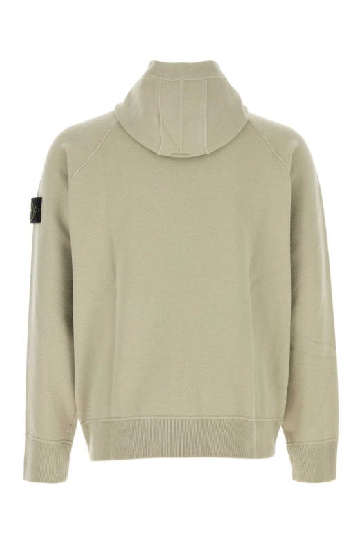 Dove grey knit sweatshirt STONE ISLAND (L2S155100062S01A1)