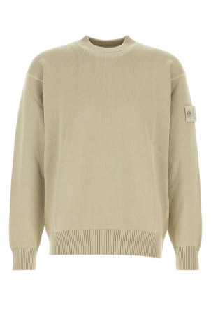 Beige cotton blend sweater STONE ISLAND (L2S155100063S00FA)
