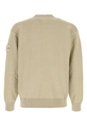 Beige cotton blend sweater STONE ISLAND (L2S155100063S00FA)