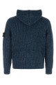 Blue cotton cardigan STONE ISLAND (L2S155100065S0N16)