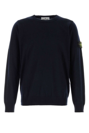 Midnight blue wool sweater Black STONE ISLAND (L2S155100071S00C4)