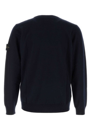 Midnight blue wool sweater Black STONE ISLAND (L2S155100071S00C4)