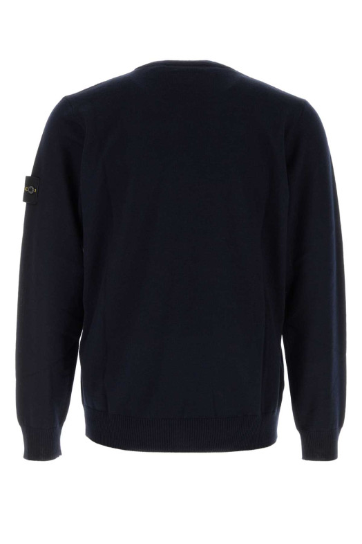 Midnight blue wool sweater Black STONE ISLAND (L2S155100071S00C4)