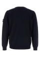 Midnight blue wool sweater Black STONE ISLAND (L2S155100071S00C4)