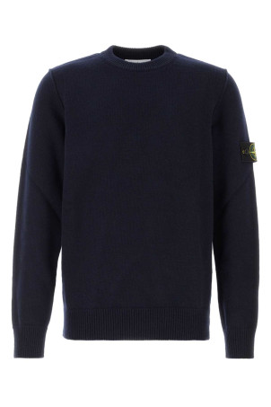 Midnight blue wool blend sweater Black STONE ISLAND (L2S155100072S00A3)