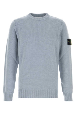 Light blue wool blend sweater STONE ISLAND (L2S155100072S00A3)
