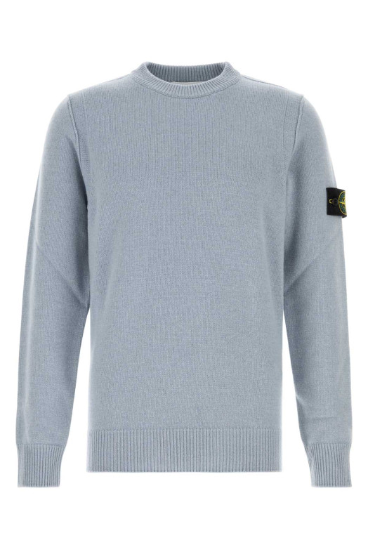 Light blue wool blend sweater STONE ISLAND (L2S155100072S00A3)
